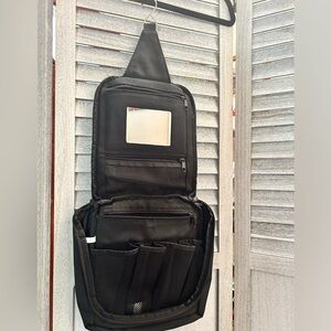 GOLDWELL Professional Black Beauty Cosmetics Spa Travel Organizer Bag